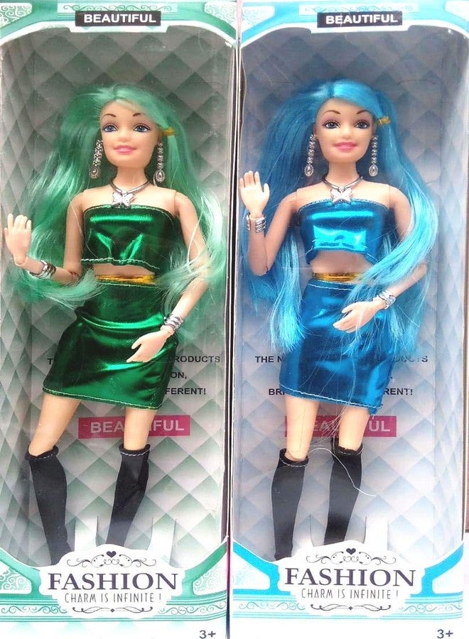 12FOR COLLECTION Beautifull Fashion Dolls for Girls Baby Kids (Pack of 2) - Image 5